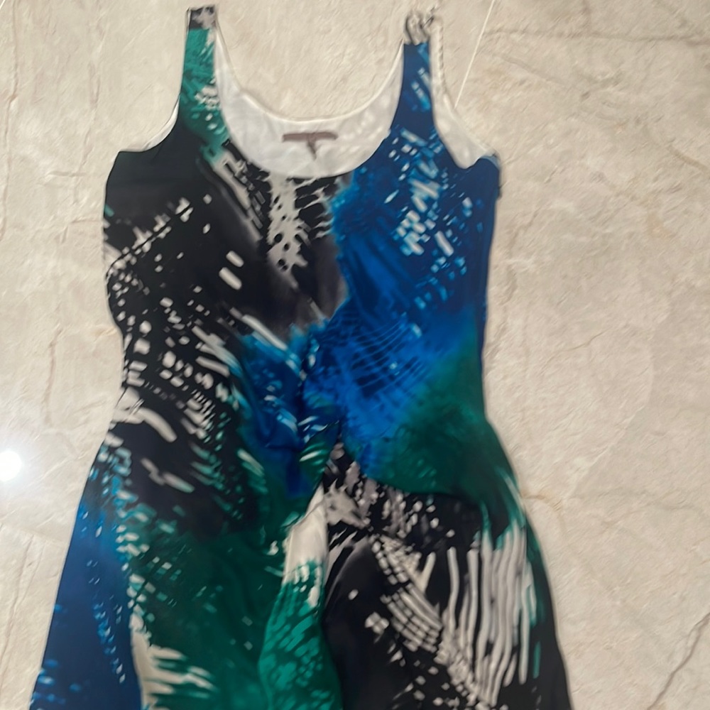 Hakston heritage H mini dress side zip size 8 Euc